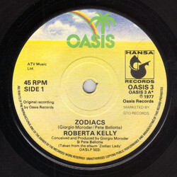 Roberta Kelly Zodiacs USED VINYL 7INCH 45 RPM SINGLE