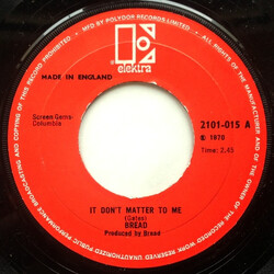 Bread It Don't Matter To Me USED VINYL 7INCH 45 RPM SINGLE