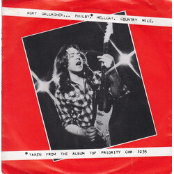 Rory Gallagher Philby / Hellcat / Country Mile USED VINYL 7INCH 33 S RPM SINGLE LIMITED EDITION