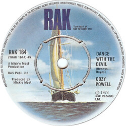 Cozy Powell Dance With The Devil VINYL 7" USED