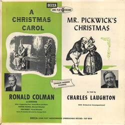 Ronald Colman / Charles Laughton Charles Dickens Classics: A Christmas Carol And Mr. Pickwick's Christmas Vinyl LP USED