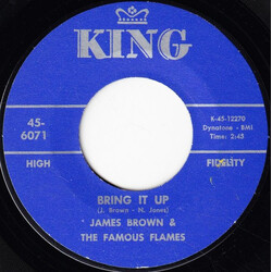James Brown & The Famous Flames Bring It Up USED VINYL 7INCH 45 RPM STYRENE