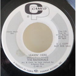 The Rationals Leavin' Here USED VINYL 7INCH 45 RPM SINGLE PROMO