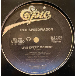 REO Speedwagon Live Every Moment Vinyl 12" USED