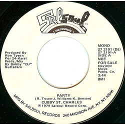 Cubby St. Charles Party USED VINYL 7INCH 45 RPM PROMO