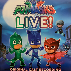 PJ Masks Time To Be A Hero Live! (Original Cast Recording) Vinyl LP USED