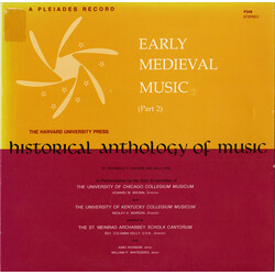 Archibald T. Davison / Willi Apel / The University Of Chicago Collegium Musicum / Howard M. Brown / The University Of Kentucky Collegium Musicum / Wes