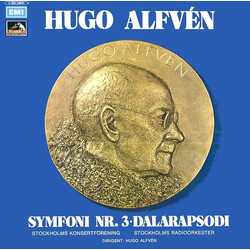 Hugo Alfvén / Stockholms Konsertförenings Orkester / Sveriges Radios Symfoniorkester Symfoni Nr. 3 • Dalarapsodi Vinyl LP USED