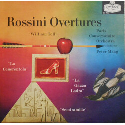 Gioacchino Rossini / Orchestre De La Société Des Concerts Du Conservatoire / Peter Maag Rossini Overtures Vinyl LP USED