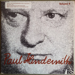 Paul Hindemith Anthology Volume 4 Vinyl LP USED