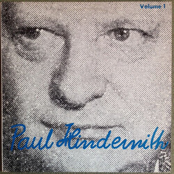 Paul Hindemith Anthology Volume 1 Vinyl LP USED