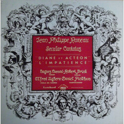 Jean-Philippe Rameau / Hugues Cuénod / Robert Brink / Alfred Zighera / Daniel Pinkham Secular Cantatas Vinyl LP USED