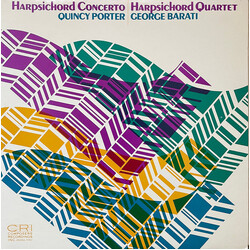 Quincy Porter / George Barati Concerto For Harpsichord And Orchestra / Harpsichord Quartet Vinyl LP USED