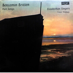 Benjamin Britten / The Elizabethan Singers / Louis Halsey Part Songs Vinyl LP USED