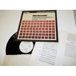 Paul Hindemith / Siegfried Palm Kammermusik Nr. 3 (Cellokonzert) / Nobilissima Visione Vinyl LP USED