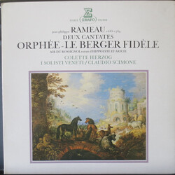 Jean-Philippe Rameau / Colette Herzog / I Solisti Veneti / Claudio Scimone Deux Cantates : Orphée - Le Berger Fidèle / Air Du Rossignol Extrait D'Hipp