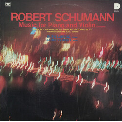 Ruth Laredo / Jaime Laredo / Robert Schumann Robert Schumann Music For Piano & Violin Vinyl LP USED