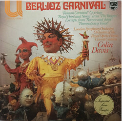 Hector Berlioz / The London Symphony Orchestra / Orchestra Of The Royal Opera House, Covent Garden / Sir Colin Davis Berlioz Carnival Vinyl LP USED