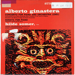 Alberto Ginastera Concerto For Piano And Orchestra; Piano Sonata Vinyl LP USED