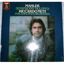 Gustav Mahler / Riccardo Muti / The Philadelphia Orchestra Symphony No. 1 In D Vinyl LP USED