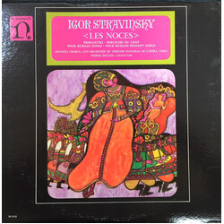 Igor Stravinsky / Orchestre National De L'Opéra De Paris / Pierre Boulez Les Noces Vinyl LP USED