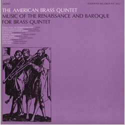 American Brass Quintet Music Of The Renaissance And Baroque For Brass Quintet Vinyl LP USED