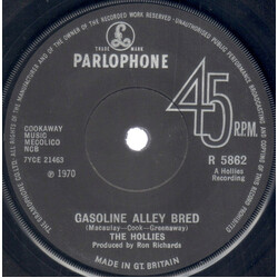 The Hollies Gasoline Alley Bred USED VINYL 7INCH 45 RPM SINGLE