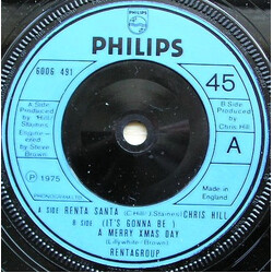 Chris Hill Renta Santa USED VINYL 7INCH SINGLE 45 RPM