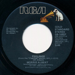Morris Albert Feelings USED VINYL 7INCH 45 RPM SINGLE REISSUE STYRENE