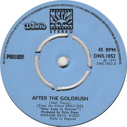 Prelude (3) After The Goldrush USED VINYL 7INCH 45 RPM SINGLE