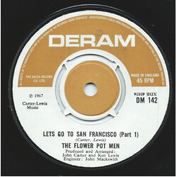 Flower Pot Men Lets Go To San Francisco (Part 1) USED VINYL 7INCH 45 RPM SINGLE