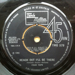 Four Tops Reach Out I'll Be There USED VINYL 7INCH 45 RPM SINGLE REPRESS
