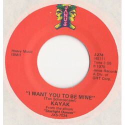 Kayak I Want You To Be Mine / Irene USED VINYL 7INCH 45 RPM SINGLE