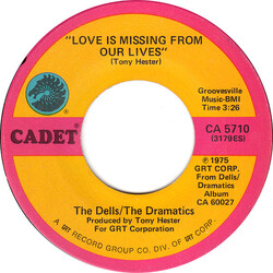 The Dells / The Dramatics Love Is Missing From Our Lives / I'm In Love USED VINYL 7INCH 45 RPM SINGLE