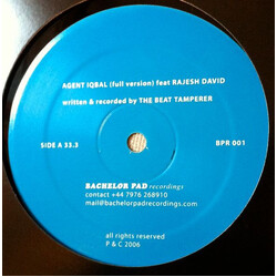 The Beat Tamperer Agent Iqbal USED VINYL 12INCH 33 S RPM