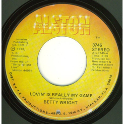 Betty Wright Lovin' Is Really My Game / A Song For You Vinyl 7" USED