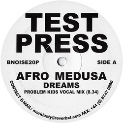 Afro Medusa Dreams USED VINYL 12INCH TEST PRESSING