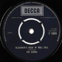 The Goons Bloodnok's Rock 'N' Roll Call USED VINYL 7INCH REISSUE