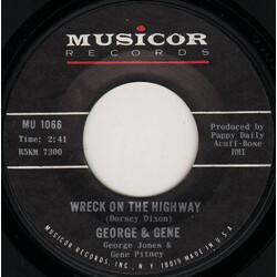 George Jones (2) / Gene Pitney Wreck On The Highway USED VINYL 7INCH 45 RPM STYRENE