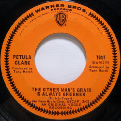 Petula Clark The Other Man's Grass Is Always Greener / At The Crossroads USED VINYL 7INCH SINGLE 45 RPM