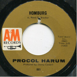 Procol Harum Homburg / Good Captain Clack USED VINYL 7INCH 45 RPM SINGLE