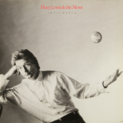 Huey Lewis & The News Small World Vinyl LP USED
