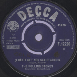 The Rolling Stones (I Can't Get No) Satisfaction USED VINYL 7INCH 45 RPM SINGLE