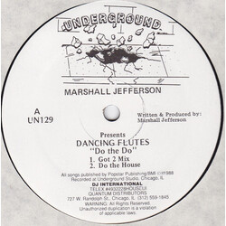 Marshall Jefferson / Dancing Flutes Do The Do VINYL 12" USED
