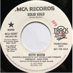 Keith Moon Solid Gold USED VINYL 7INCH 45 RPM SINGLE PROMO