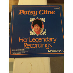 Patsy Cline Her Legendary Recordings Album No. 2 Vinyl LP USED