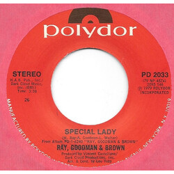 Ray, Goodman & Brown Special Lady USED VINYL 7INCH 45 RPM SINGLE STEREO