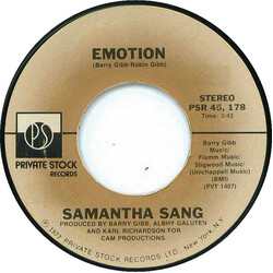 Samantha Sang Emotion USED VINYL 7INCH 45 RPM SINGLE STYRENE STEREO
