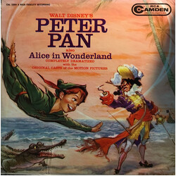 Various Walt Disney's Peter Pan Also Alice In Wonderland Vinyl LP USED