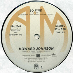 Howard Johnson So Fine / This Is Heaven VINYL 12" USED